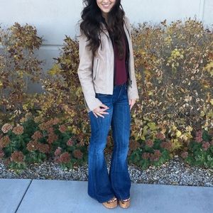 Lamarque leather motto jacket removable hood